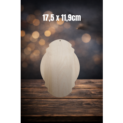 Tabliczka ozdobna 5 17,5cm z jednym otworem, tabliczka 17,5cm, sklejka 3mm